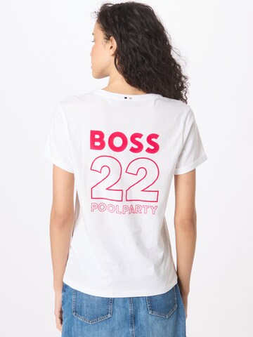 T-shirt 'Esummer' BOSS Orange en blanc