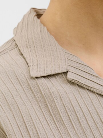 JACK & JONES Comfort Fit Hemd in Beige