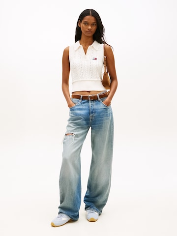 Tops en tricot Tommy Jeans en blanc