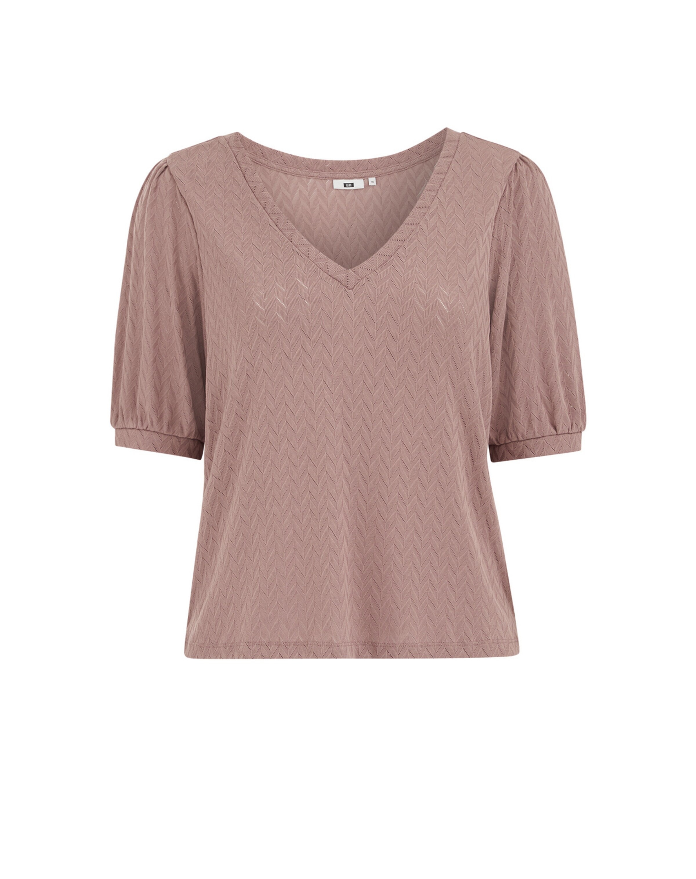 Tricou de la WE Fashion pe roz: față