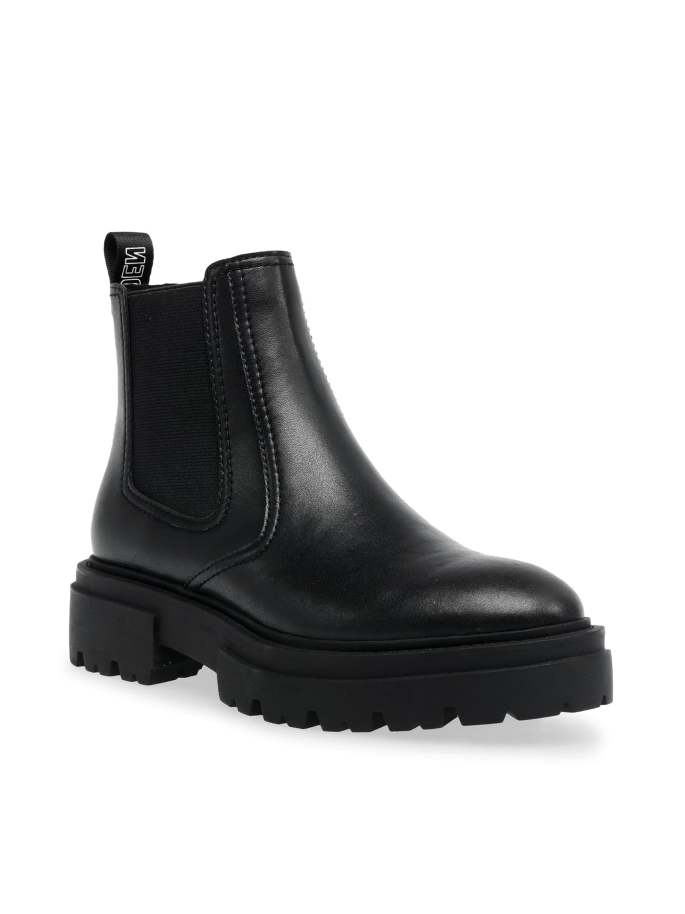Stivale 'ASTUTE BLACK LEATHER' di STEVE MADDEN in nero