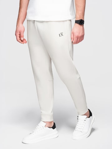 Ombre Tapered Broek 'Eximio' in Wit