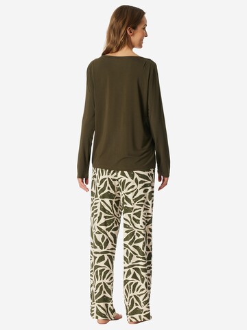 SCHIESSER Pajama ' Selected Premium ' in Beige