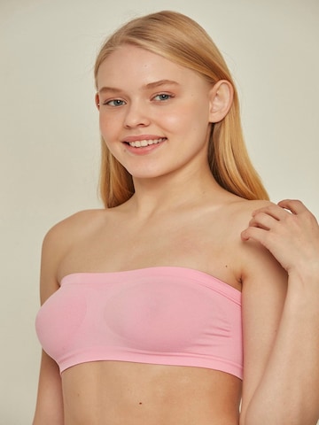 Bandeau Soutien-gorge C&City en rose