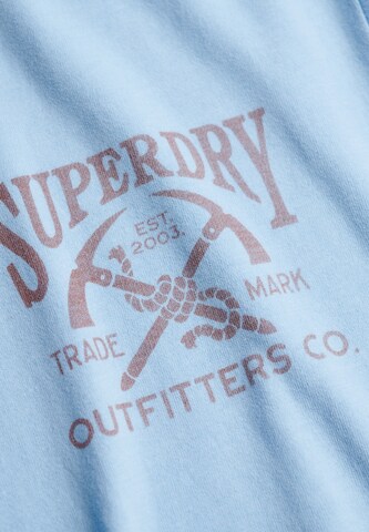 Superdry & Co Shirt 'Outdoors Mountain' in Blauw