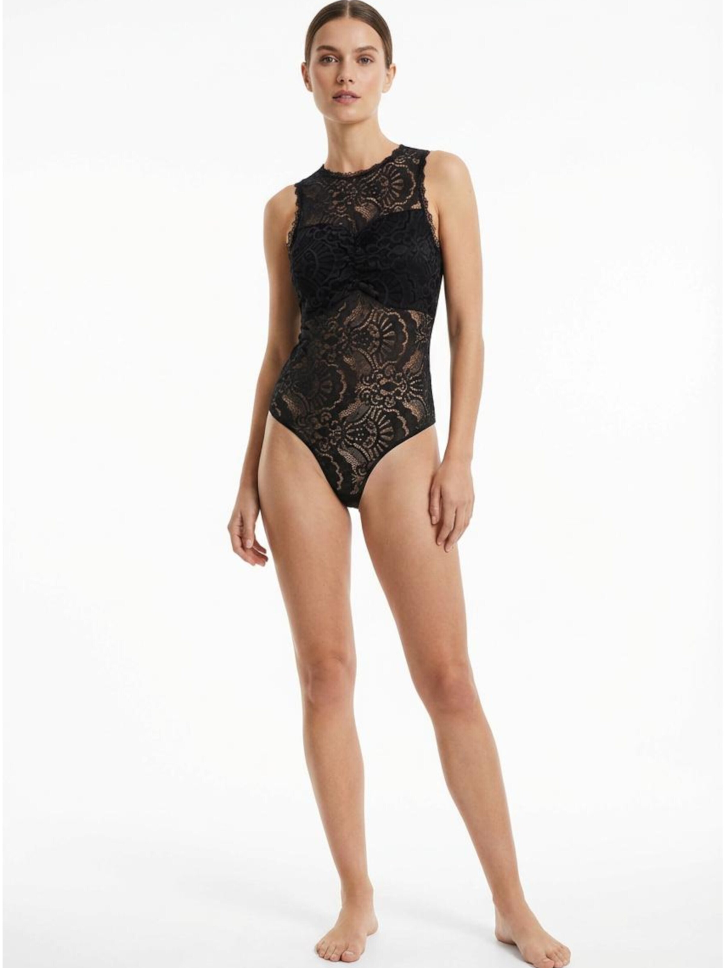 Evoni Bodysuit 'Stringbody' in Black