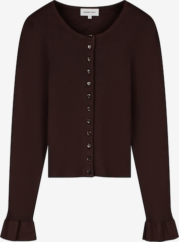 Fabienne Chapot Knit Cardigan in Brown: front