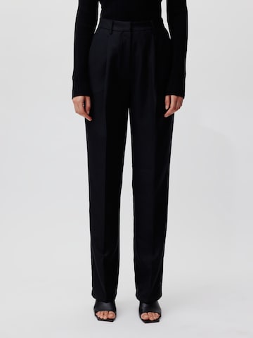 LeGer by Lena Gercke Loose fit Pleated Pants 'Simona Tall' in Black: front