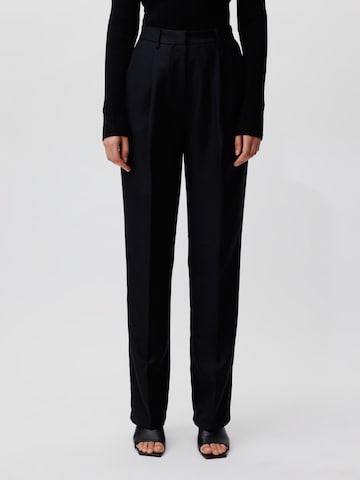 LeGer by Lena Gercke Loosefit Pantalon 'Simona Tall' in Zwart: voorkant