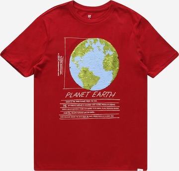 GAP Shirt 'JULY' in Rood: voorkant
