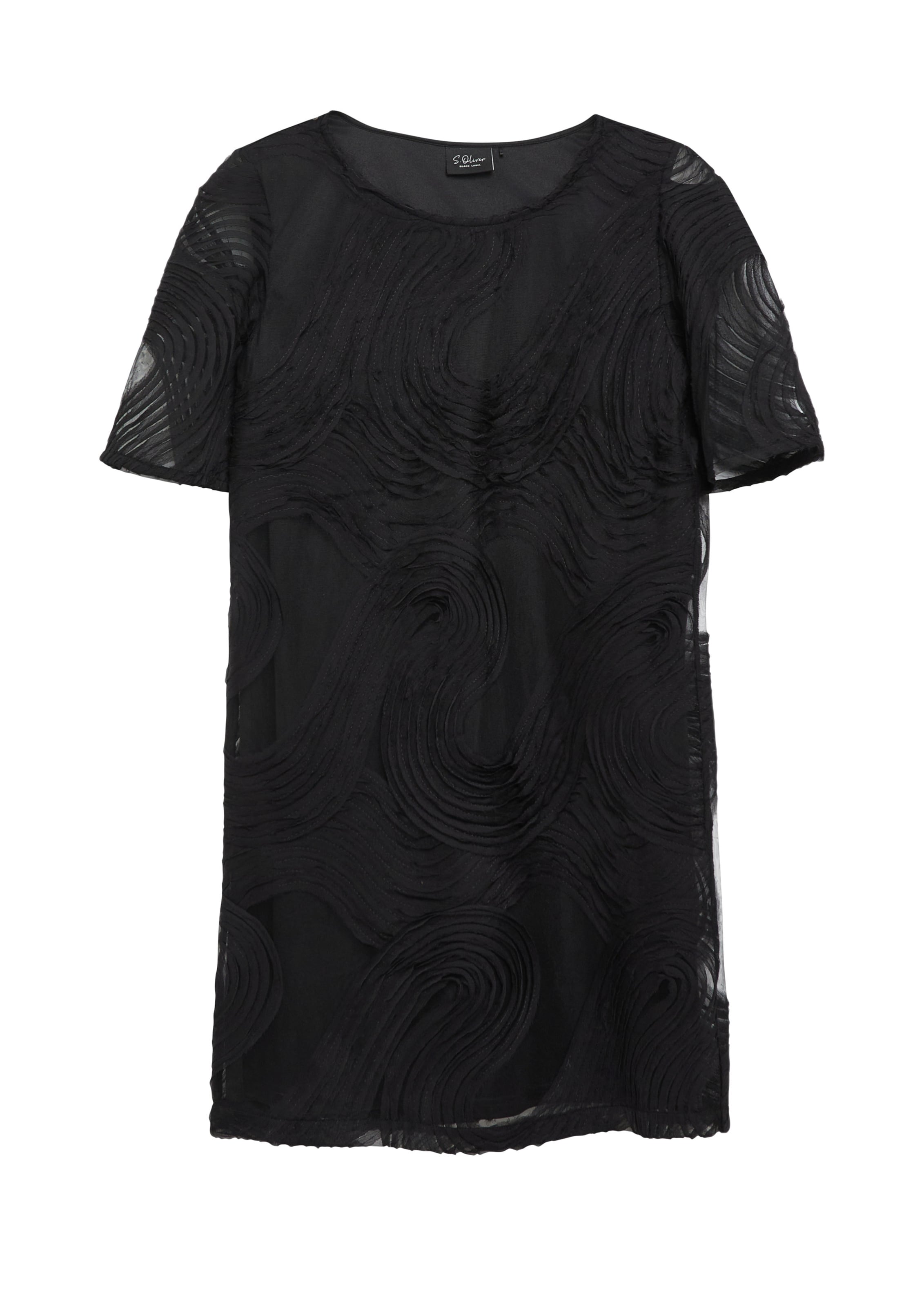 s.Oliver Kleid in Schwarz: Vorderseite