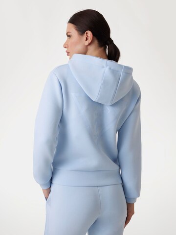 GUESS Zip-Up Hoodie 'Allie' in Blue