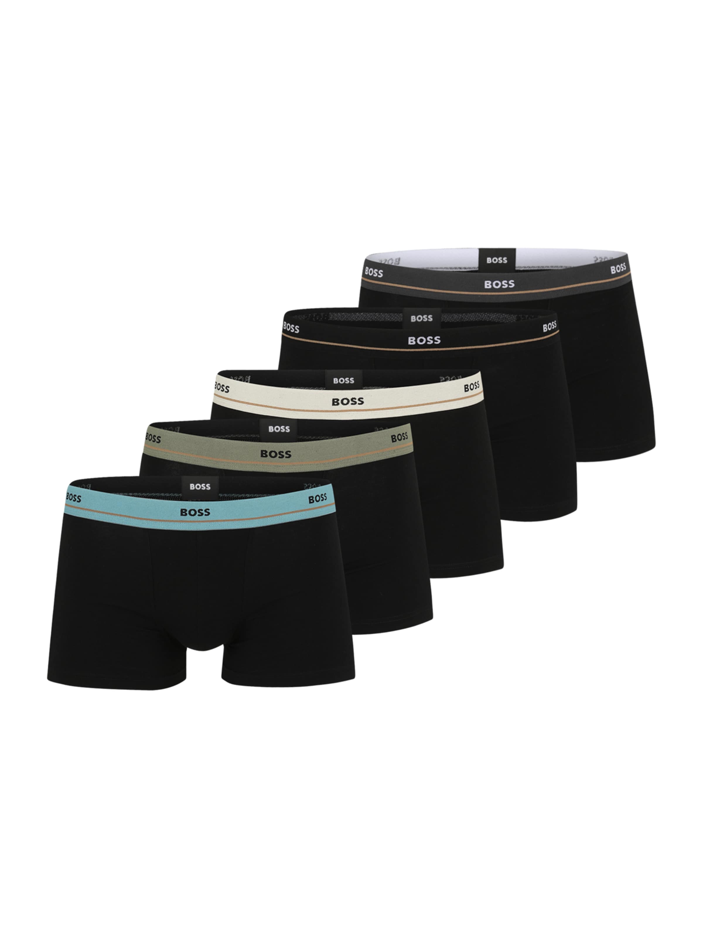 BOSS - Boxers em preto: frente