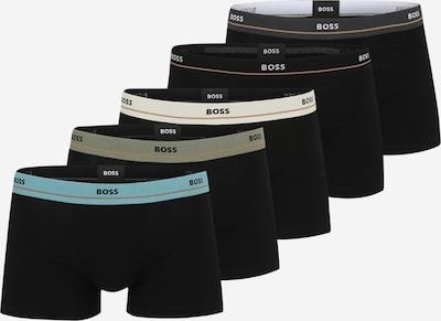 BOSS Bokserishortsit värissä kyyhkynsininen / taupe / tummanharmaa / musta, Tuotenäkymä