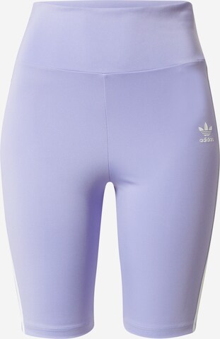 Leggings ADIDAS ORIGINALS en violet : devant