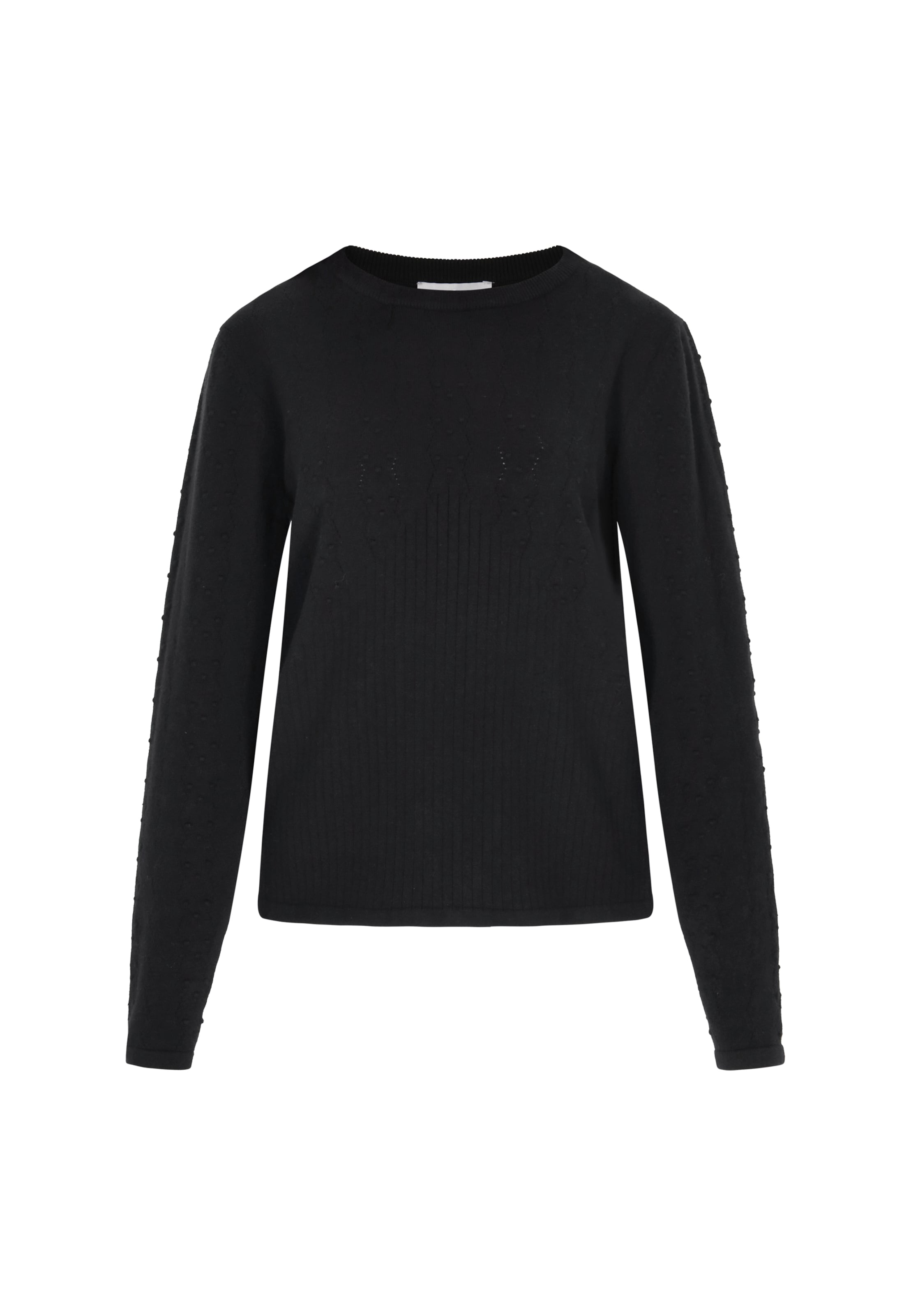 Pull-over Usha en noir : devant