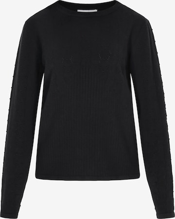 Pull-over Usha en noir : devant
