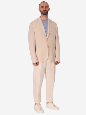 Distretto12 - Ajuste regular Chaqueta tipo saco para negocios 'ALLORO ' en blanco