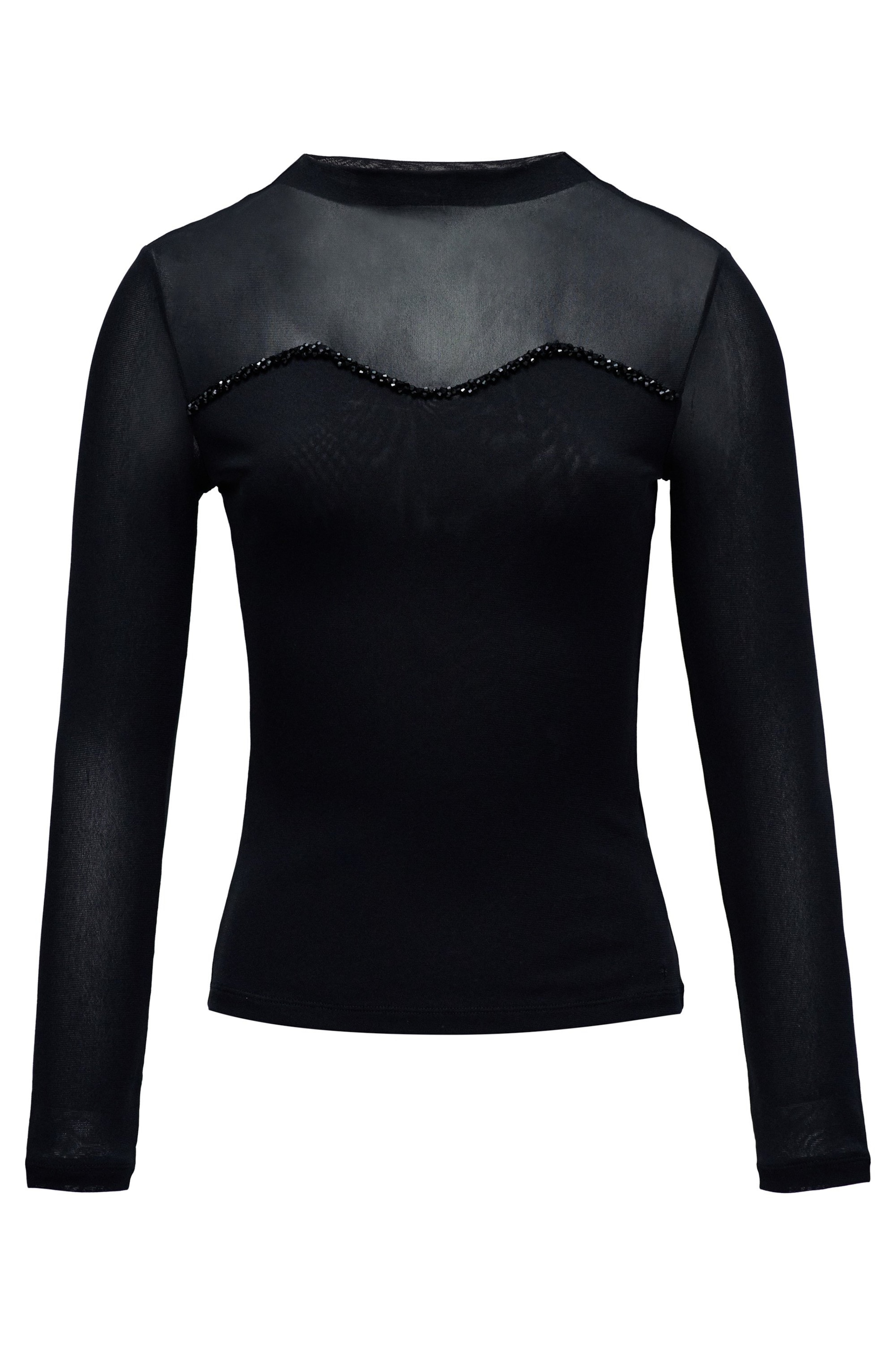 Salsa Jeans Trui in Zwart: voorkant