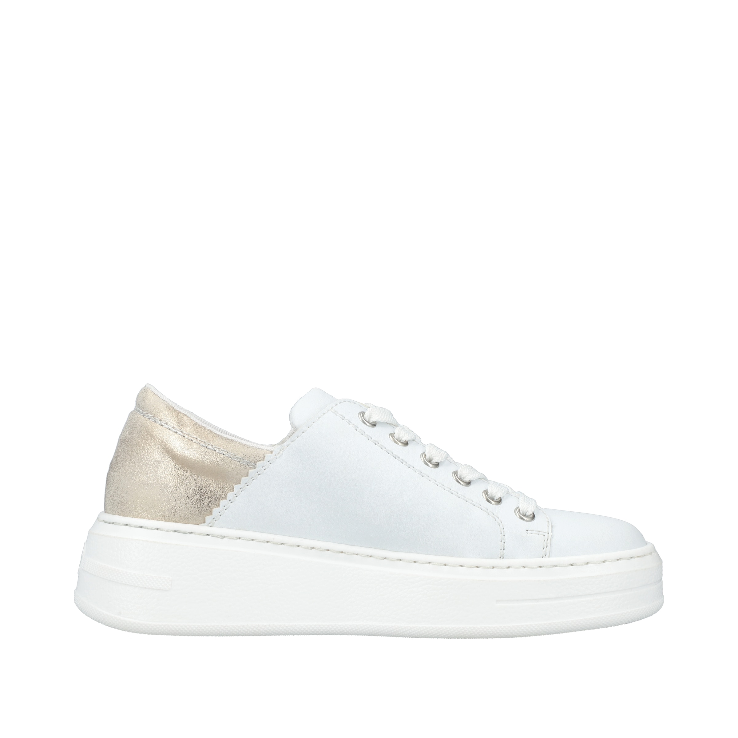 Baskets basses Rieker en blanc
