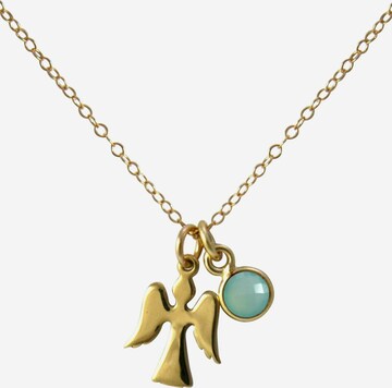 Gemshine Necklace in Gold: front