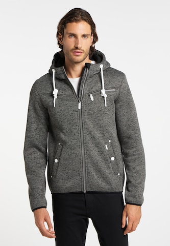 ICEBOUND Fleece Jacket in Grey: front