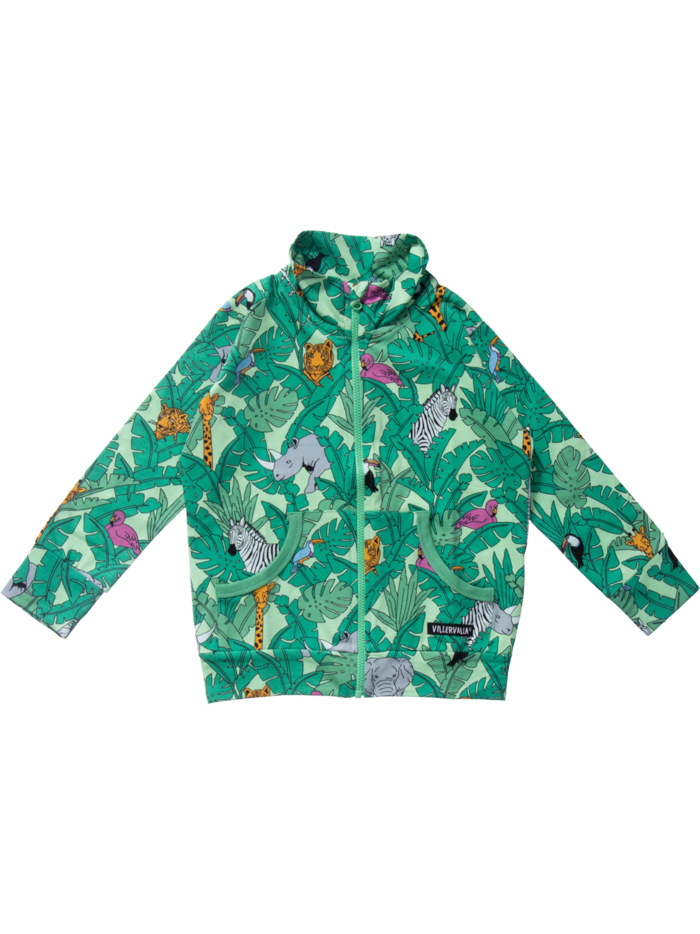 Villervalla Between-Season Jacket '0233MKA' in Green: front