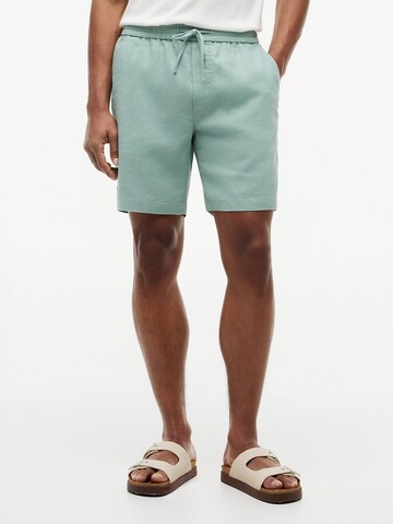 Pantalon chino TOMMY HILFIGER en vert : devant