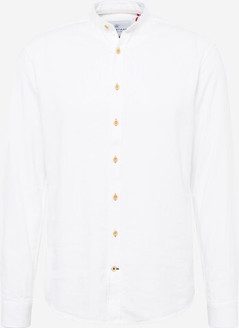 Kronstadt Button Up Shirt 'Dean Diego' in White: front