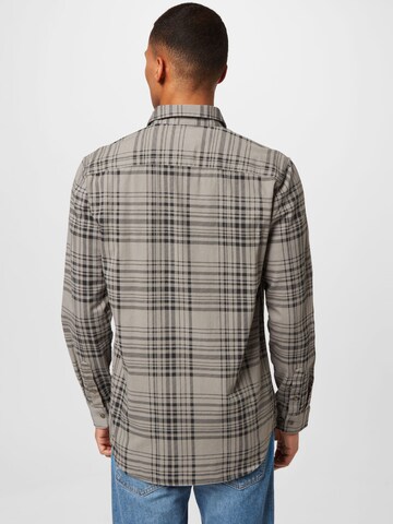 Only & Sons Regular fit Button Up Shirt 'AXL' in Grey