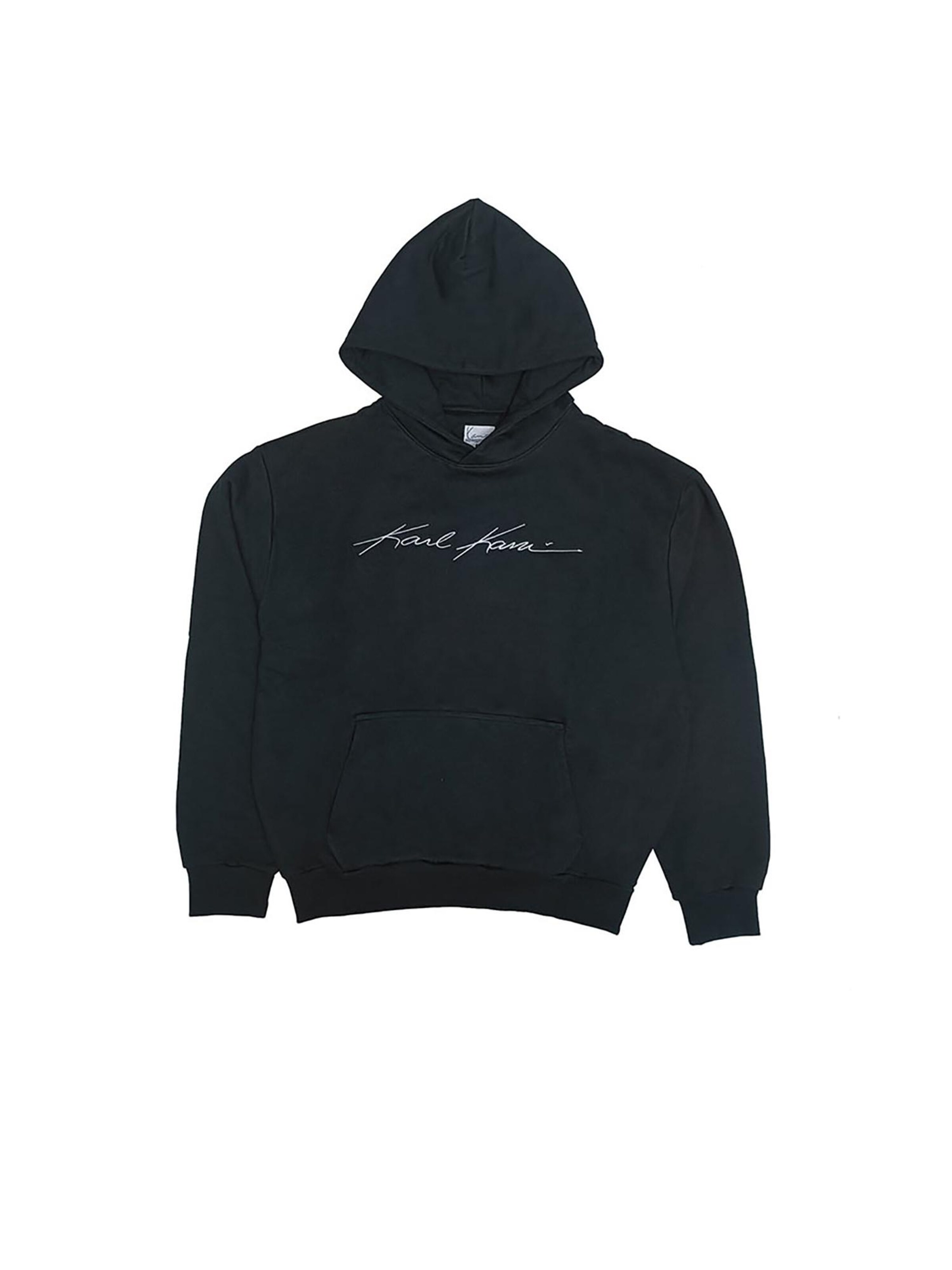 Karl Kani Sweatshirt 'Autograph Heavy Sweat OS' in Black: front