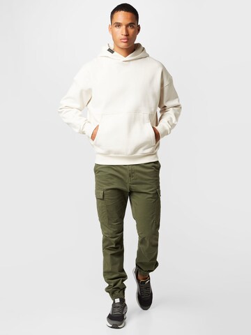 TOM TAILOR DENIM Sweatshirt in Beige