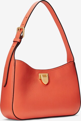 Borsa a spalla 'FALYNN' di Lauren Ralph Lauren in arancione: frontale