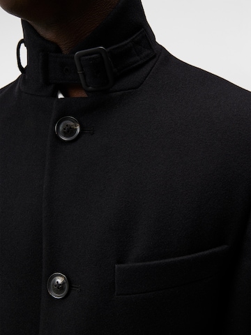 J.Lindeberg Ανοιξιάτικο και φθινοπωρινό παλτό 'Holger Melton' σε μαύρο
