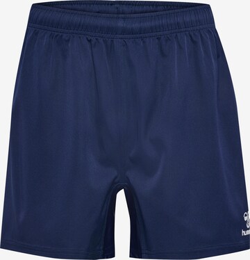 Hummel Workout Pants in Blue: front