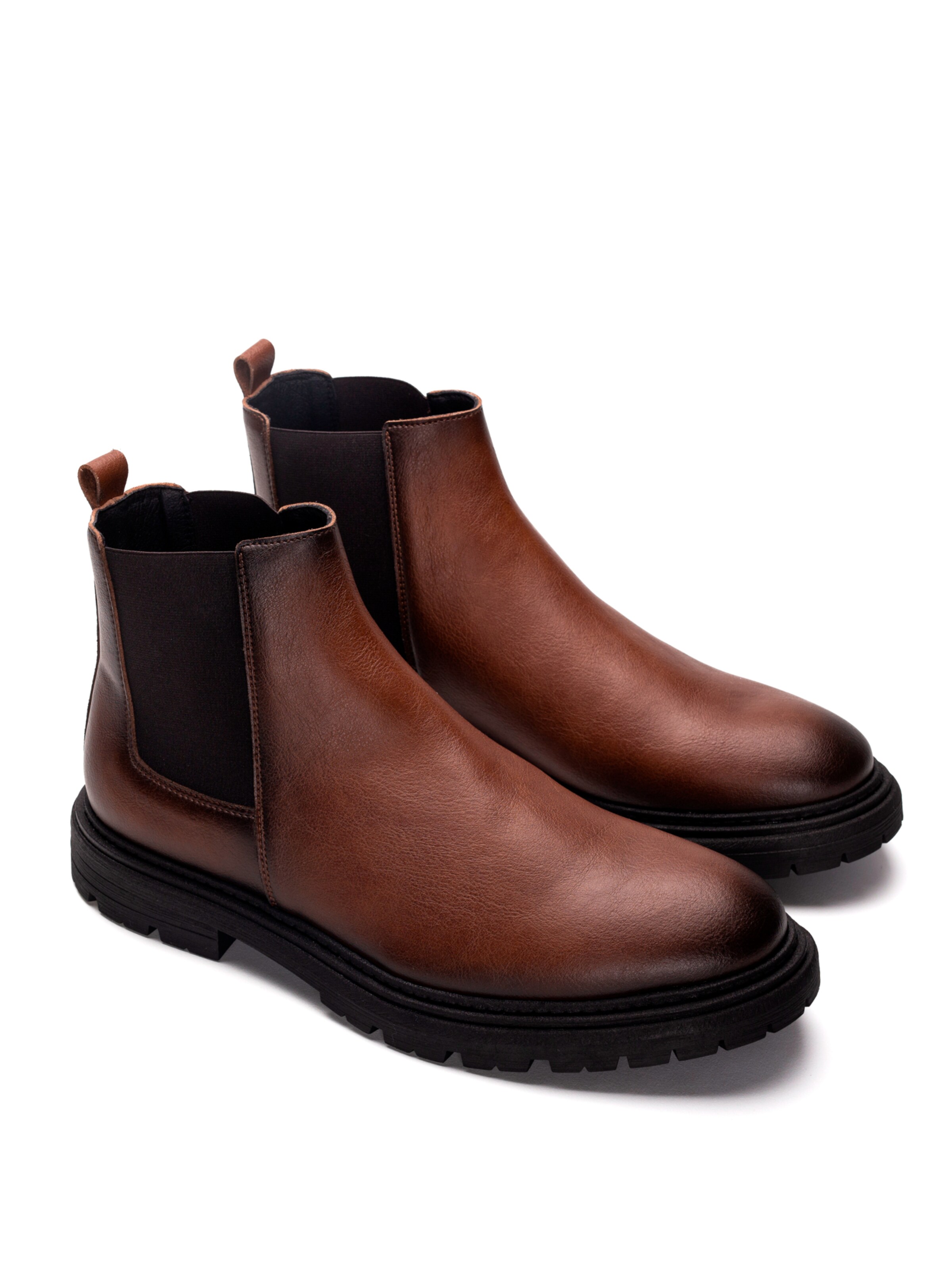 nae Vegan Shoes Chelsea boots 'Lukas' in Brown