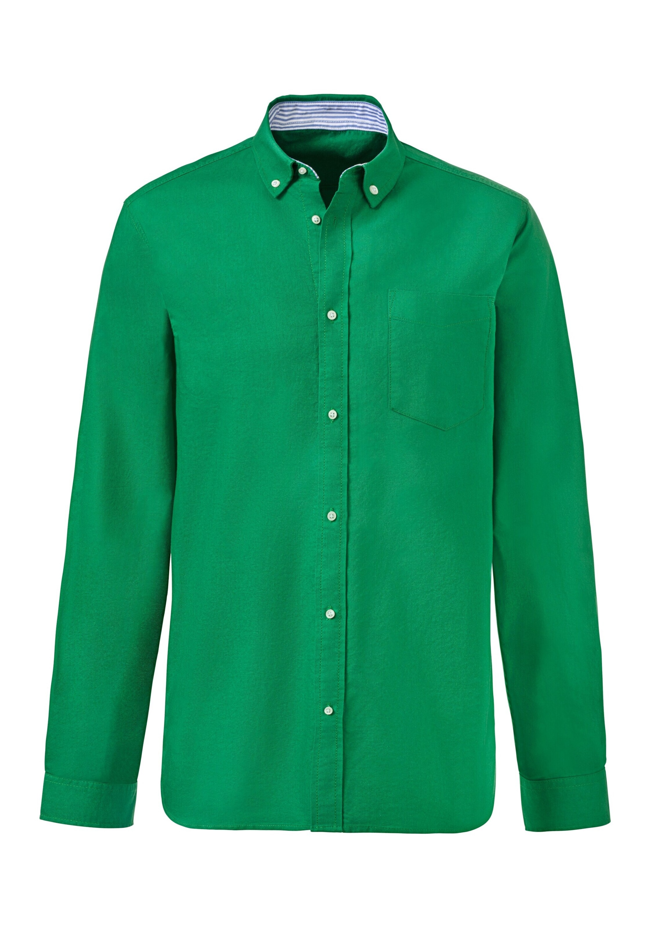 H.I.S Regular Fit Hemd in Grün: Vorderseite
