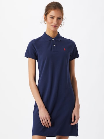 Polo Ralph Lauren Платье в Синий: спереди