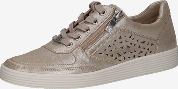 CAPRICE Sneakers laag in Bruin: voorkant