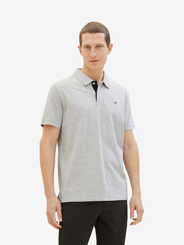 TOM TAILOR Poloshirt in Grau: predná strana