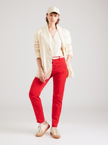 s.Oliver Конический (Tapered) Штаны в Красный