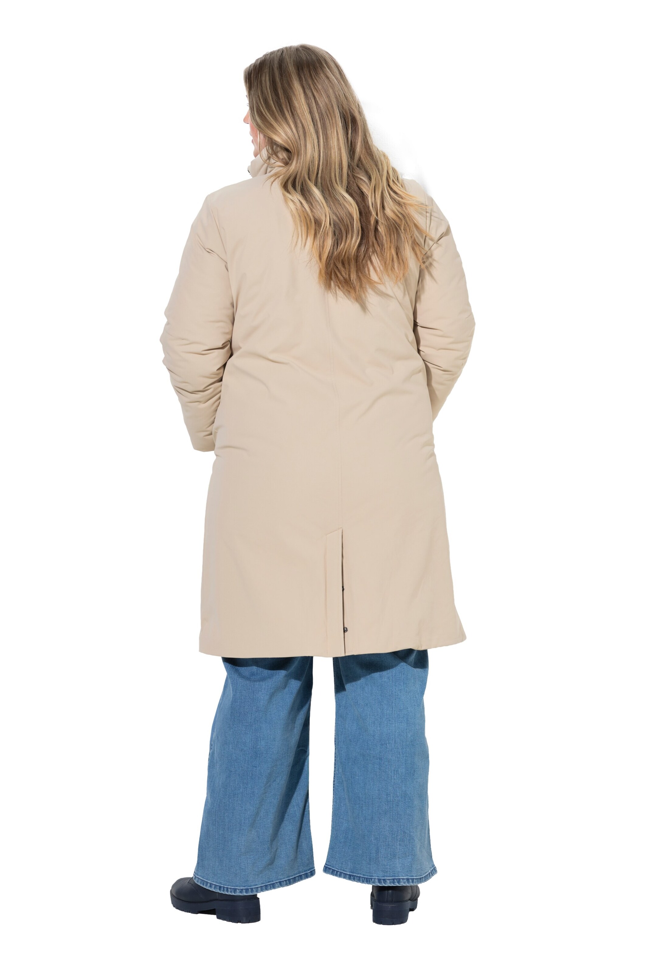 Ulla Popken Functionele mantel in Beige