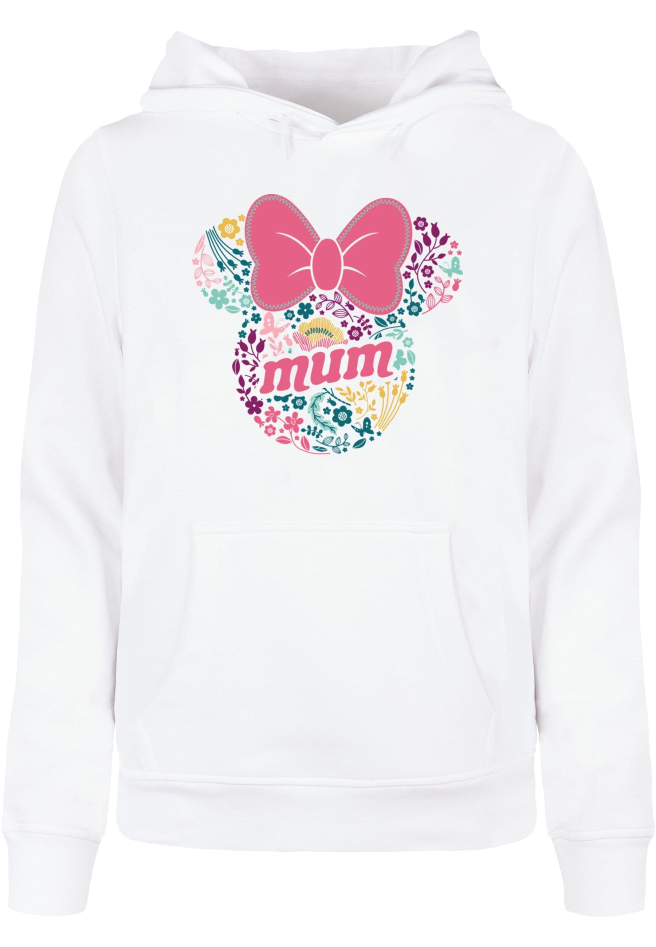 ABSOLUTE CULT Sweatshirt 'Mother's Day - Minnie Mum' in Wit: voorkant
