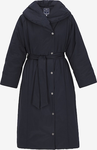 Manteau mi-saison DreiMaster Maritim en bleu : devant