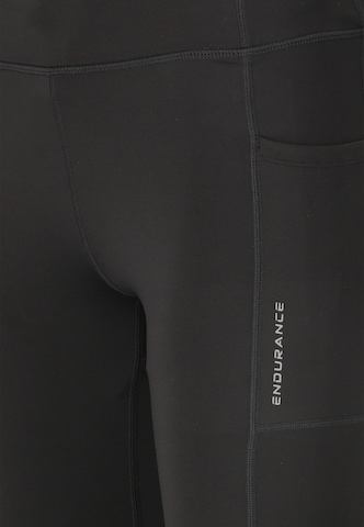ENDURANCE Slimfit Sportbroek 'Strong' in Zwart