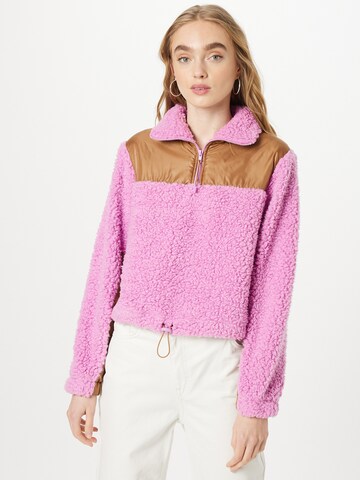 Monki Sweatshirt in Roze: voorkant