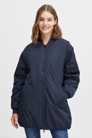 Oxmo Between-Season Jacket 'Camille' in Blue: front