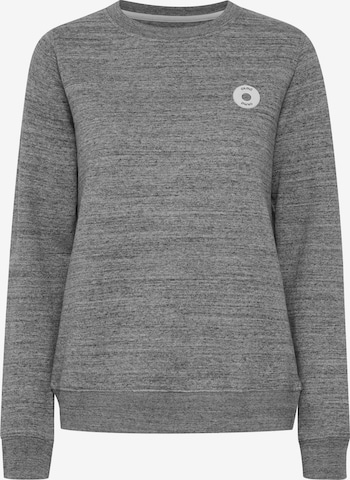 Oxmo Sweatshirt 'HELLA' in Grey: front