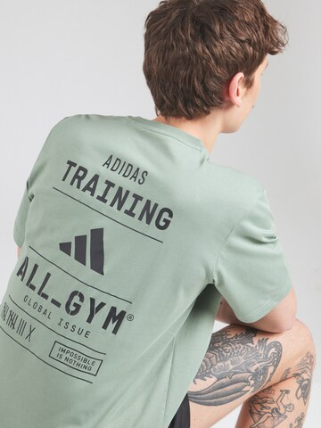 ADIDAS PERFORMANCE Функциональная футболка в Зеленый