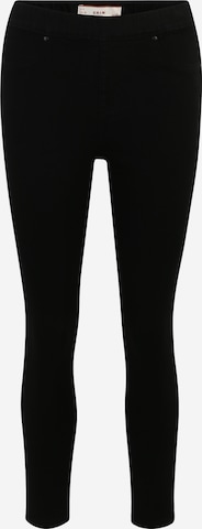 Coupe slim Jeggings Wallis Petite en noir : devant